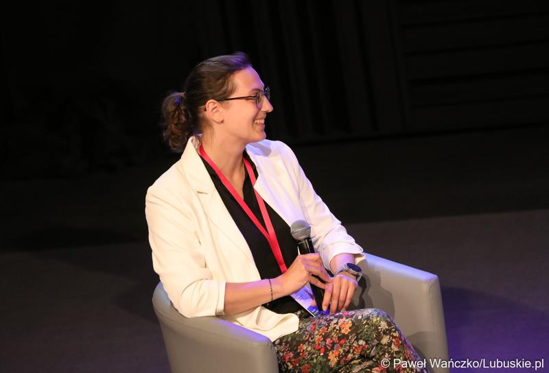 Uczestniczka 16. Polsko-Niemieckich Dni Mediów w Centrum Kreatywnej Kultury w Zielonej Górze