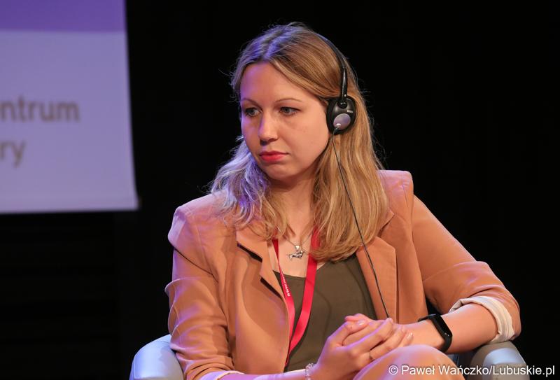 Uczestniczka 16. Polsko-Niemieckich Dni Mediów w Centrum Kreatywnej Kultury w Zielonej Górze