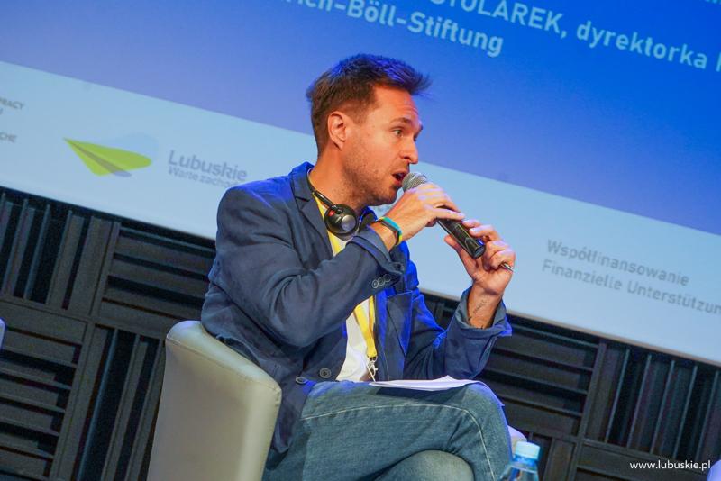 Uczestnik 16. Polsko-Niemieckich Dni Mediów w Centrum Kreatywnej Kultury w Zielonej Górze