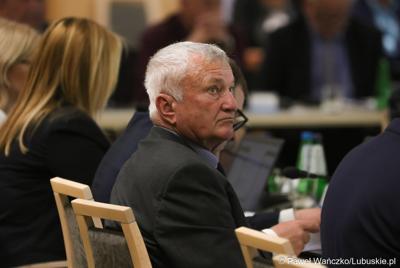 Radny wojewódzki podczas czerwcowej sesji Sejmiku Województwa Lubuskiego Marek Cieślak