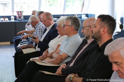 Uczestnicy Konwentu Zrzeszenia Gmin Województwa Lubuskiego w Jasionce (gm. Kolsko)