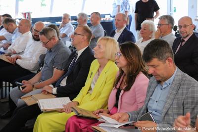Uczestnicy Konwentu Zrzeszenia Gmin Województwa Lubuskiego w Jasionce (gm. Kolsko)