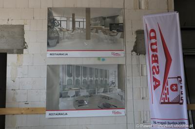 Wizualizacja wnętrz budynku Pawilonu Rehabilitacyjnego w Lubuskim Centrum Ortopedii w Świebodzinie 