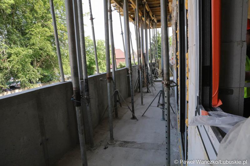 Budynek Pawilonu Rehabilitacyjnego w Lubuskim Centrum Ortopedii w Świebodzinie