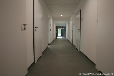 Wnętrze Parku Technologii Kosmicznych w Zielonej Górze