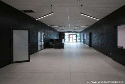 Wnętrze Parku Technologii Kosmicznych w Zielonej Górze