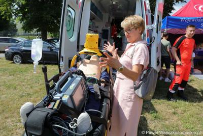 Marszałek Elżbieta Anna Polak na Pikniku zdrowia w Bytomiu Odrzańskim