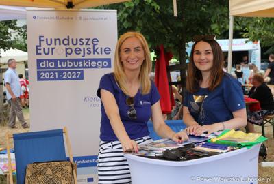 Stoisko Funduszy Europejskich na Pikniku zdrowia w Bytomiu Odrzańskim