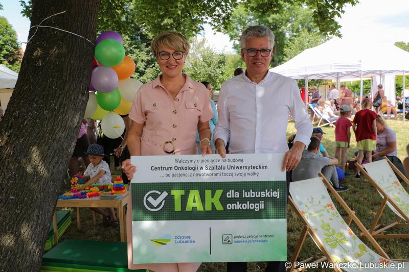 Marszałek Elżbieta Anna Polak o burmistrz Bytomia Odrz. Jacek Sauter wspierają inicjatywę utworzenia Lubuskiego Centrum Onkologii w Zielonej Górze
