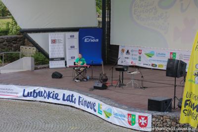 Recital Zbigniewa Zamachowskiego podczas otwarcia 52. Lubuskiego Lata Filmowego w Łagowie
