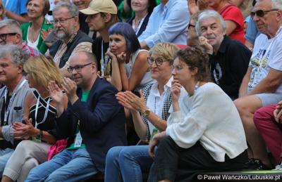 Marszałek Elżbieta Anna Polak podczas otwarcia 52. Lubuskiego Lata Filmowego w Łagowie