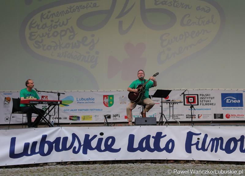 Recital Zbigniewa Zamachowskiego podczas otwarcia 52. Lubuskiego Lata Filmowego w Łagowie