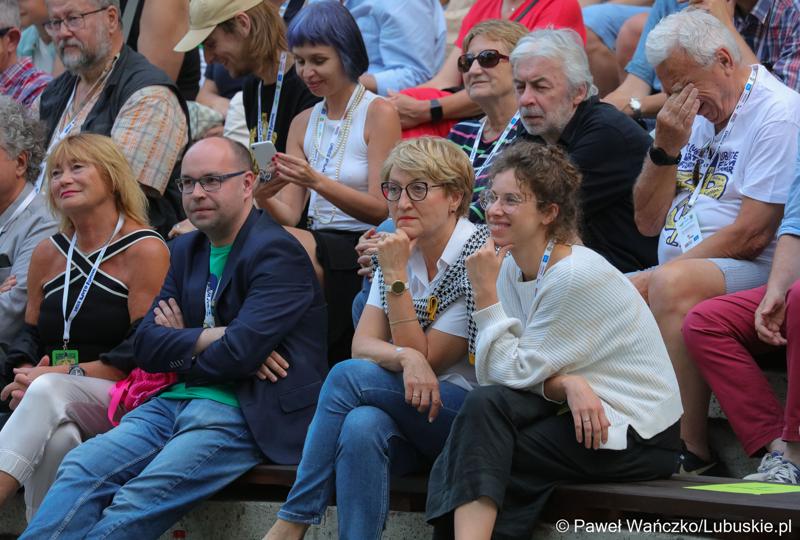 Marszałek Elżbieta Anna Polak podczas otwarcia 52. Lubuskiego Lata Filmowego w Łagowie