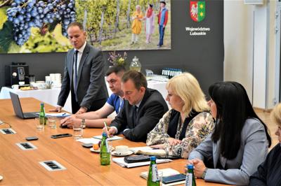 Spotkanie ukraińskiej delegacji z obwodu sumskiego z Zachodnią Izbą Przemysłowo-Handlową i Organizacją Pracodawców Ziemi Lubuskiej