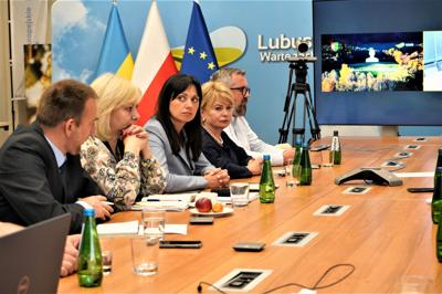 Spotkanie ukraińskiej delegacji z obwodu sumskiego z Zachodnią Izbą Przemysłowo-Handlową i Organizacją Pracodawców Ziemi Lubuskiej