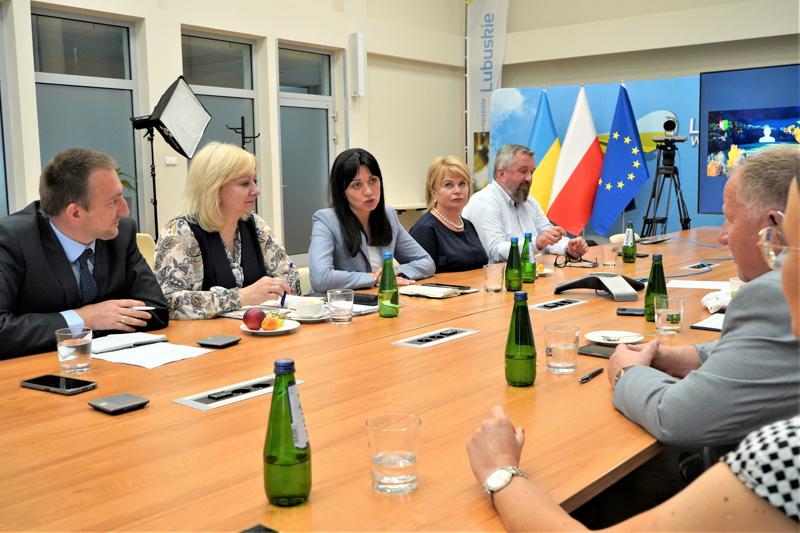 Spotkanie ukraińskiej delegacji z obwodu sumskiego z Zachodnią Izbą Przemysłowo-Handlową i Organizacją Pracodawców Ziemi Lubuskiej