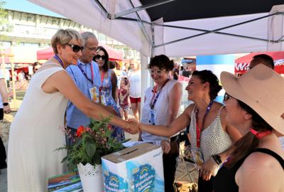 15 lipca 2023 r. Kolejna odsłona tegorocznego Święta Województwa Lubuskiego – tym razem na plaży nad jeziorem Lipie w Długiem koło Strzelec Krajeńskich
