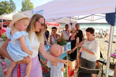 15 lipca 2023 r. Kolejna odsłona tegorocznego Święta Województwa Lubuskiego – tym razem na plaży nad jeziorem Lipie w Długiem koło Strzelec Krajeńskich