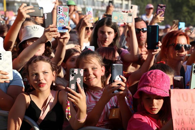 Na plaży nad jeziorem Lipie w Długiem koło Strzelec Krajeńskich świętowaliśmy z Julią Żugaj i Kamilem Bednarkiem
