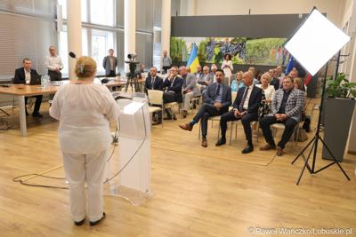 Przedstawiciele gmin i lubuskich powiatów 