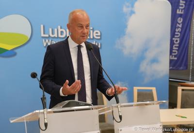 Członek Zarządu Województwa Lubuskiego Marcin Jabłoński