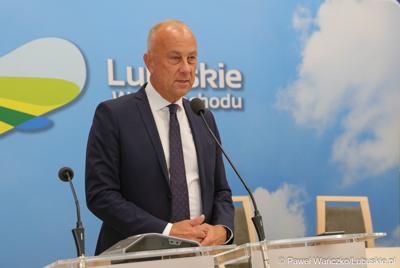 Członek Zarządu Województwa Lubuskiego Marcin Jabłoński