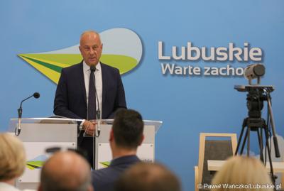 Członek Zarządu Województwa Lubuskiego Marcin Jabłoński
