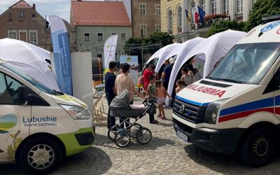 W niedzielę, 23 lipca 2023 r. z Piknikiem Europejskim ze Strefą Zdrowia byliśmy we Wschowie