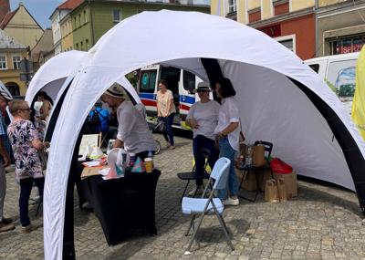 W niedzielę, 23 lipca 2023 r. z Piknikiem Europejskim ze Strefą Zdrowia byliśmy we Wschowie