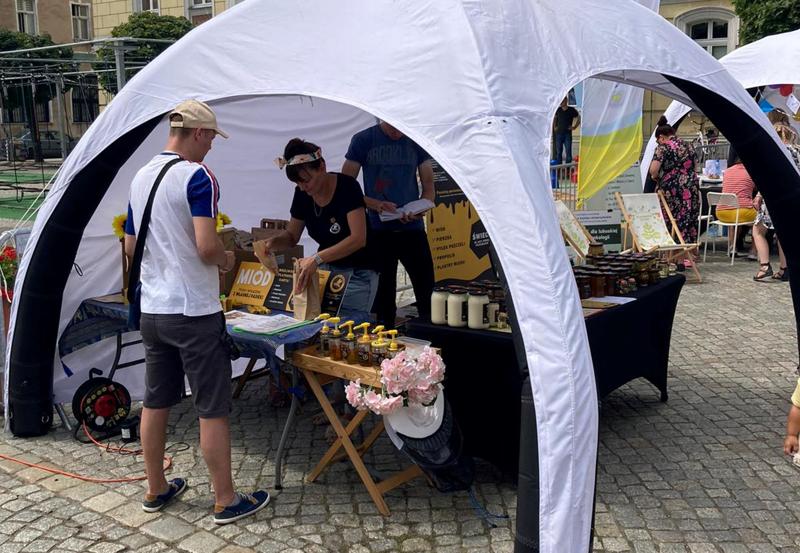 W niedzielę, 23 lipca 2023 r. z Piknikiem Europejskim ze Strefą Zdrowia byliśmy we Wschowie
