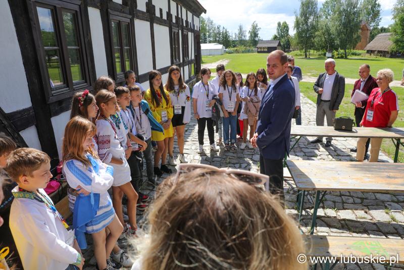 Łukasz Porycki na spotkaniu z dziećmi