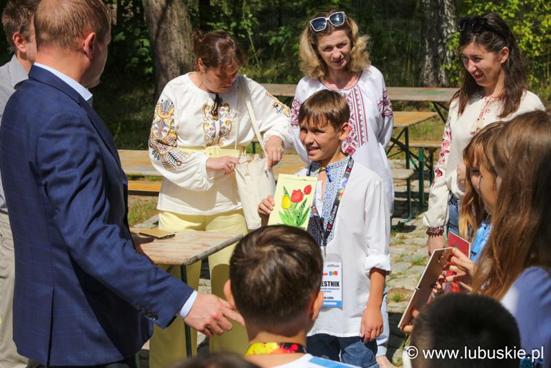 Łukasz Porycki na spotkaniu z dziećmi
