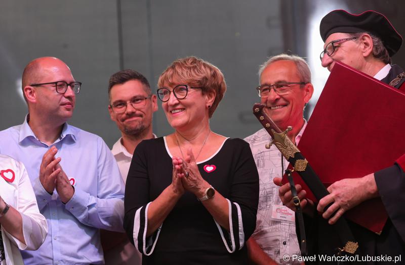 Marszałek Województwa Lubuskiego Elżbieta Anna Polak podczas Święta Województwa Lubuskiego w Przytocznej