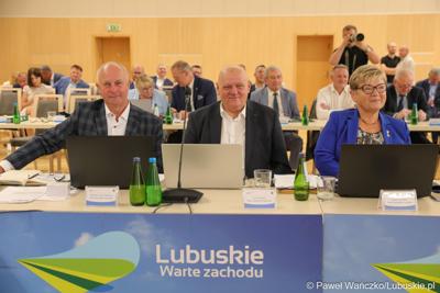 Lubuscy radni podczas LV Sesji Sejmiku Województwa Lubuskiego