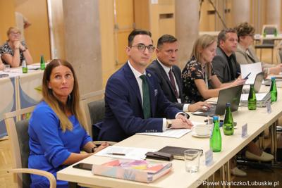 Uczestnicy LV Sesji Sejmiku Województwa Lubuskiego