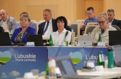 Lubuskie radne podczas LV Sesji Sejmiku Województwa Lubuskiego