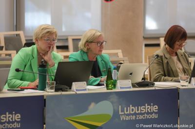 Lubuskie radne podczas LV Sesji Sejmiku Województwa Lubuskiego