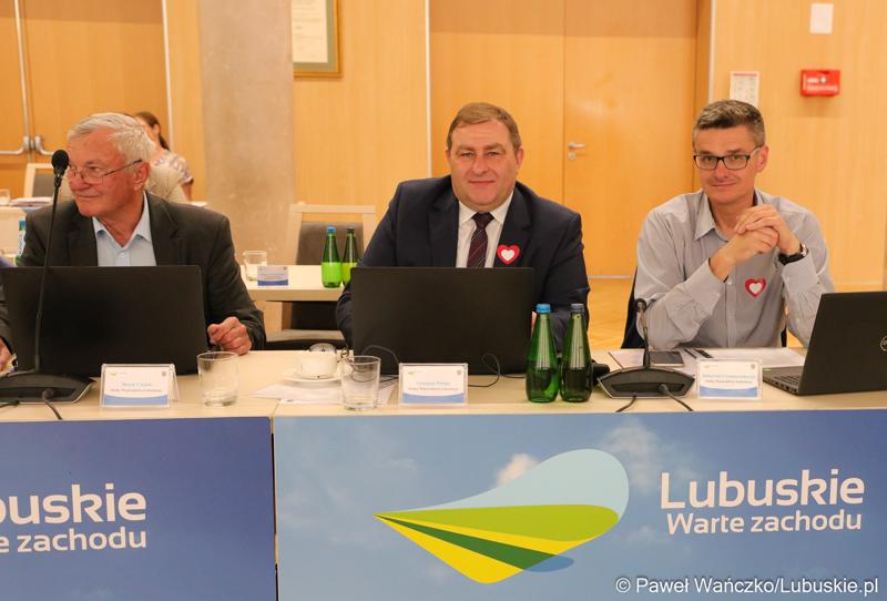 Lubuscy radni podczas LV Sesji Sejmiku Województwa Lubuskiego