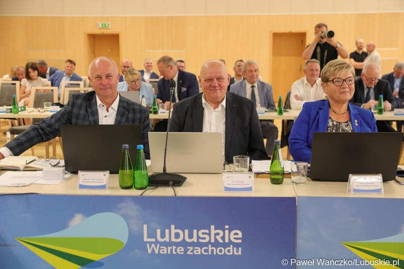 Lubuscy radni podczas LV Sesji Sejmiku Województwa Lubuskiego