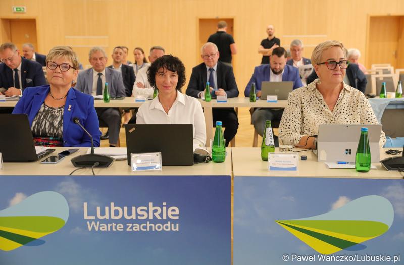 Lubuskie radne podczas LV Sesji Sejmiku Województwa Lubuskiego