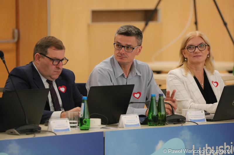 Lubuscy radni podczas LV Sesji Sejmiku Województwa Lubuskiego