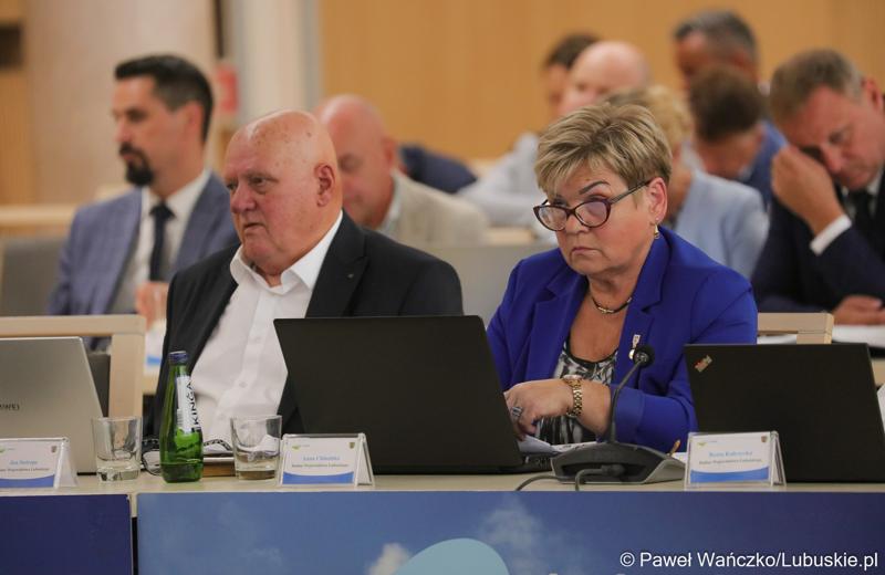 Lubuscy radni podczas LV Sesji Sejmiku Województwa Lubuskiego