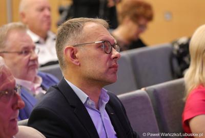 Burmistrz Wschowy Konrad Antkowiak podczas Wschowskiego Kongresu Kobiet