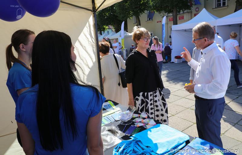 Marszałek Elżbieta Anna Polak na Pikniku Zdrowia i Profilaktyki w Kargowej