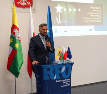 Wręczenie nagród w konkursie "Fundusze Europejskie warte zachodu" dla powiatu słubickiego i sulęcińskiego