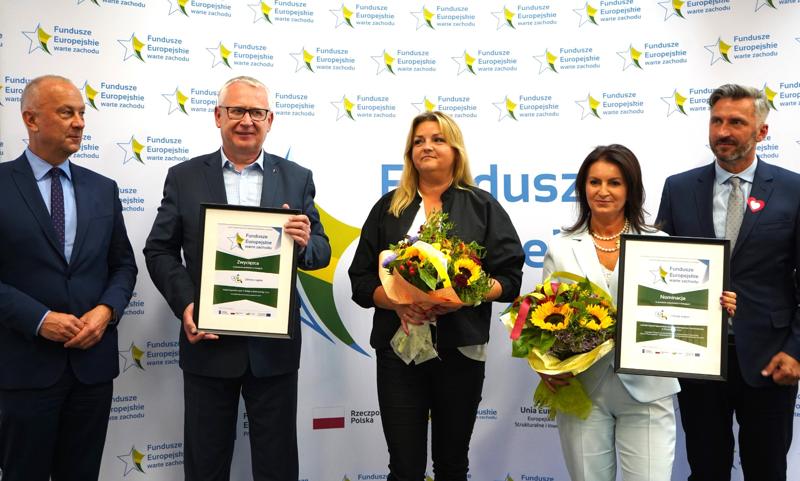 Wręczenie nagród w konkursie "Fundusze Europejskie warte zachodu" dla powiatu słubickiego i sulęcińskiego