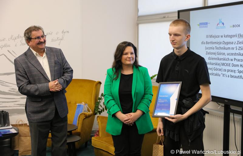 Finał konkursu na Młodzieżowego Dziennikarza Roku Województwa Lubuskiego w Regionalnym Centrum Animacji Kultury w Zielonej Górze