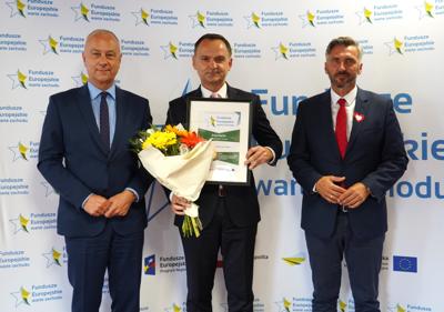Wręczenie nagród w konkursie "Fundusze Europejskie warte zachodu" w Folwarku Zamkowym w Żarach