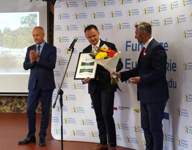 Wręczenie nagród w konkursie "Fundusze Europejskie warte zachodu" w Folwarku Zamkowym w Żarach