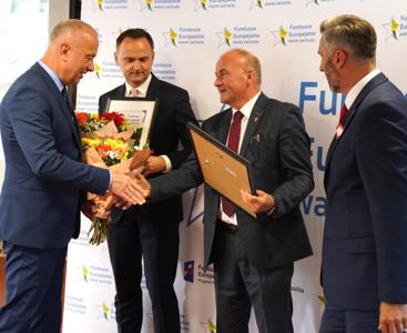 Wręczenie nagród w konkursie "Fundusze Europejskie warte zachodu" w Folwarku Zamkowym w Żarach